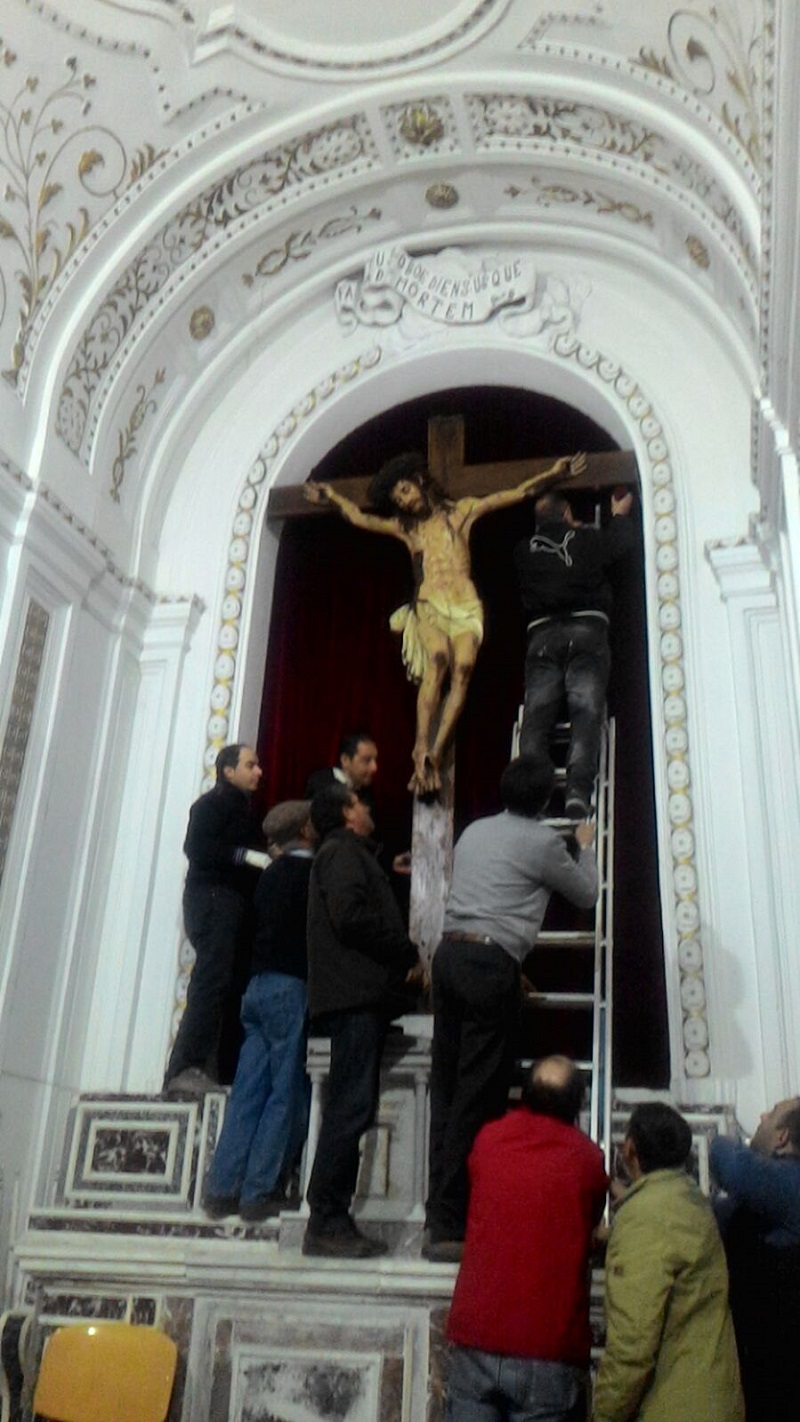 Il restauro del Crocofisso realizzato da Frate Umile