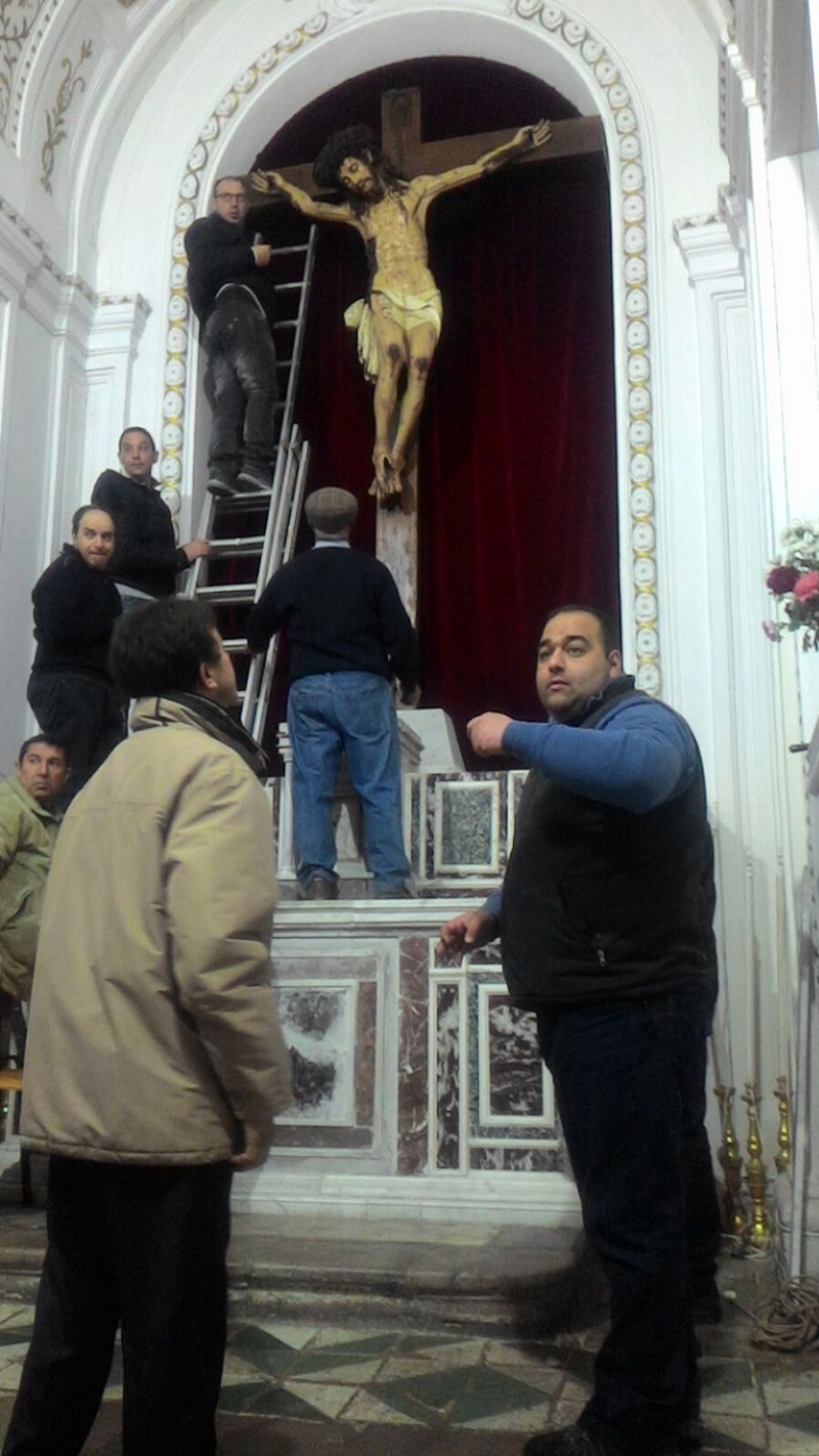 Il restauro del Crocofisso realizzato da Frate Umile