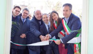 L'inaugurazione della scuola media a Petralia Soprana